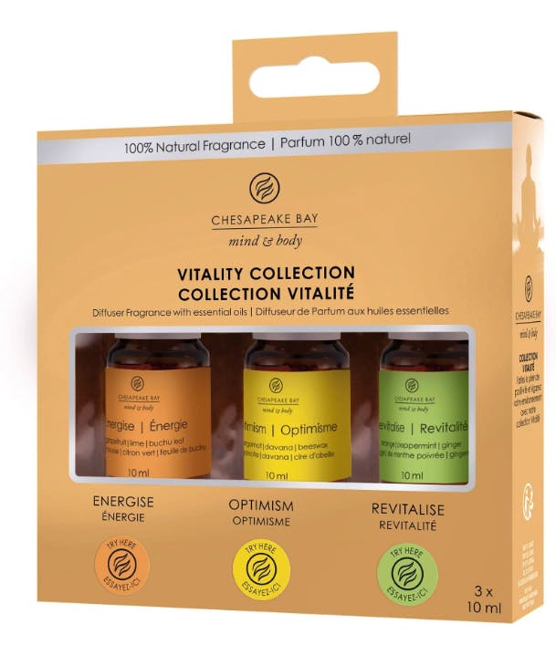 Chesapeake Bay Candle Diffuser Oil Vitality 3 x 10 ml