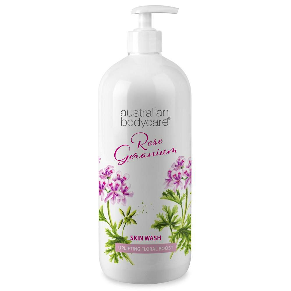 Australian Bodycare Skin Wash Rose Geranium & Tea Tree 1000 ml