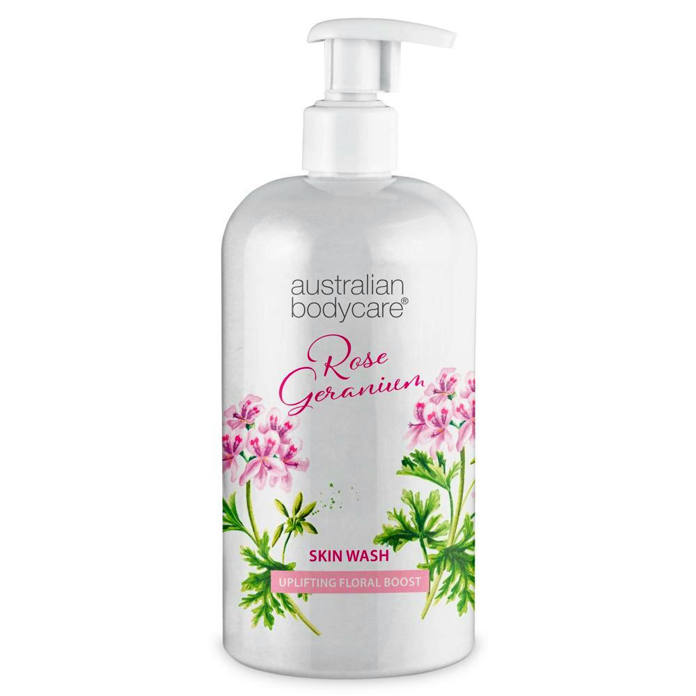 Australian Bodycare Skin Wash Rose Geranium & Tea Tree 500 ml