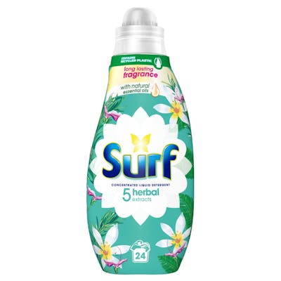 Surf Liquid Detergent Herbal 24w 648 ml