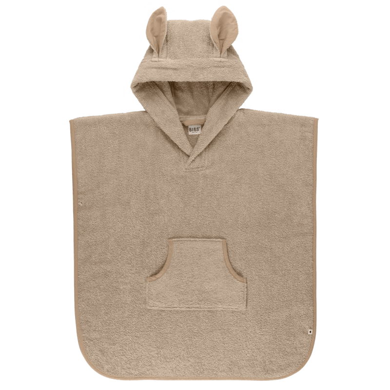 BIBS Kangaroo Poncho Towel Vanilla 1 stk