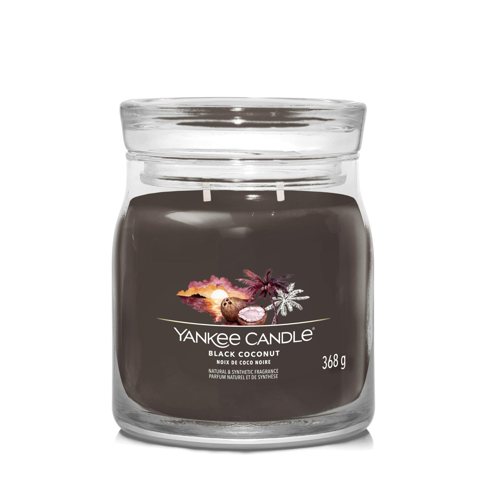 Yankee Candle Signature Medium Candle Black Coconut 368 g