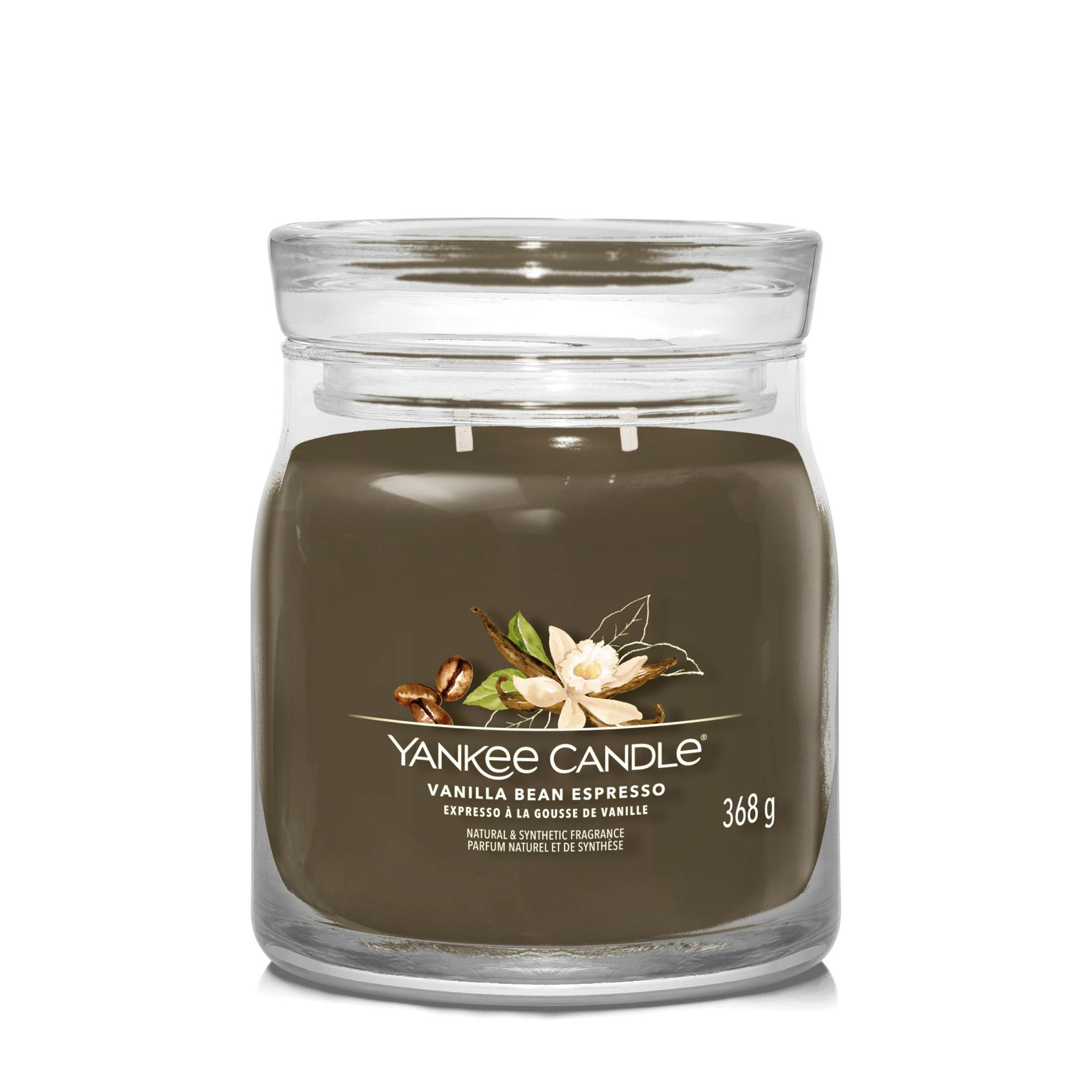 Yankee Candle Signature Medium Candle Vanilla Bean Espresso 368 g