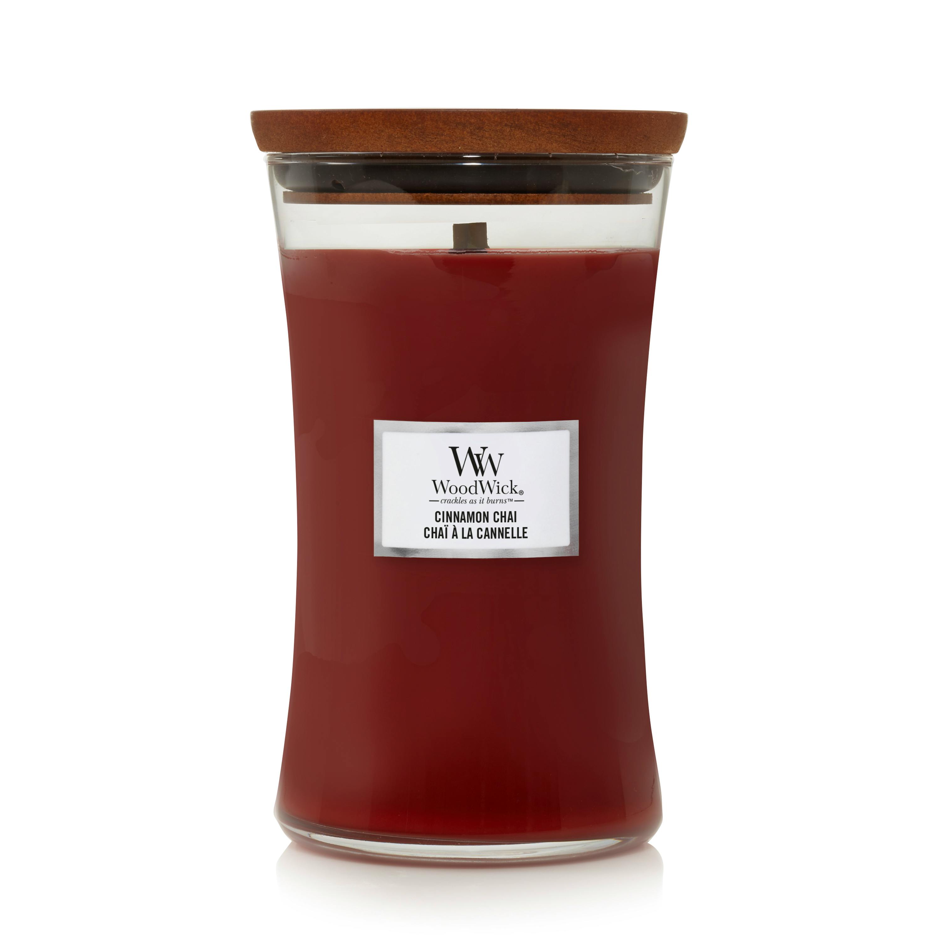WoodWick Scented Candle Cinnamon Chai 609 g