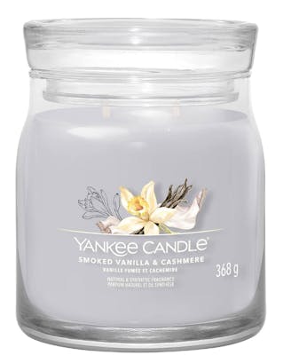Yankee Candle Signature Medium Candle Sive Smoked Vanilla &amp; Cashmere 368 g