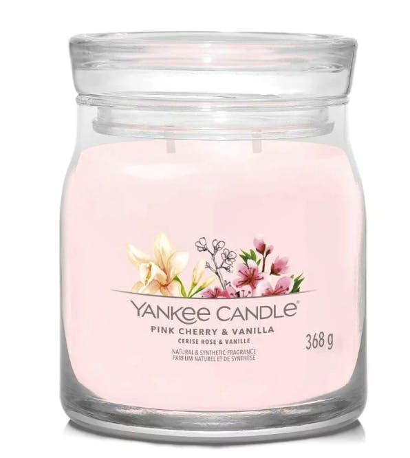 Yankee Candle Signature Medium Candle Pink Cherry Vanilla 368 g