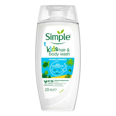 Simple Kids Hair & Bodywash 225 ml
