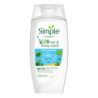 Simple Kids Hair &amp; Bodywash 225 ml