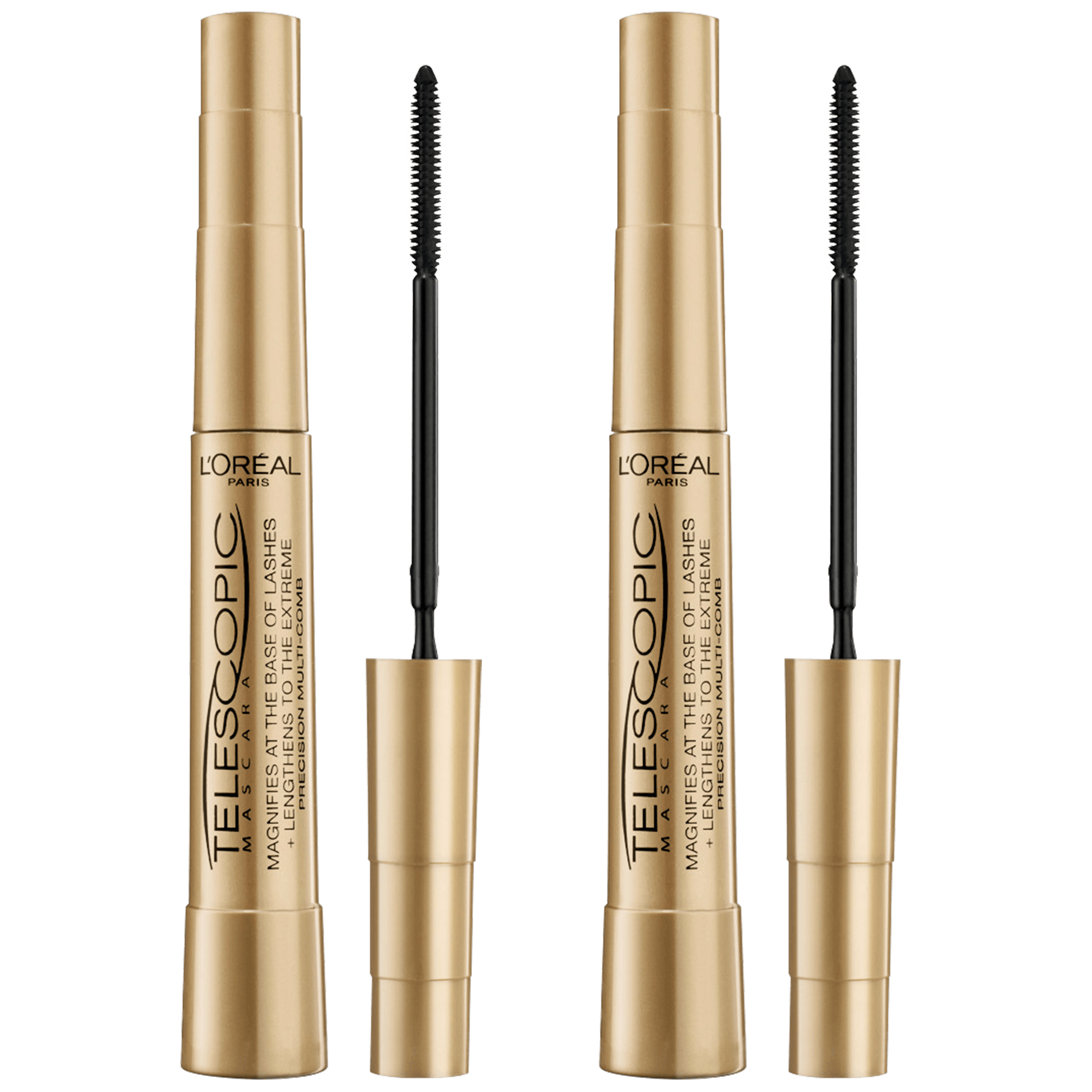 L'Or&eacute;al Paris Duo Telescopic Mascara Black 2 x 8 ml