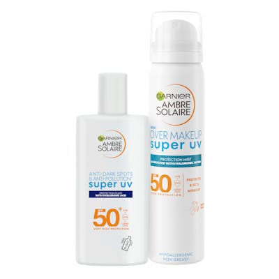 Garnier Ambre Solaire Sensitive Advanced Face Mist SPF50 + Super UV Fluid SPF50+ 40 ml + 75 ml
