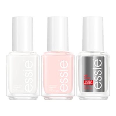 Essie French Manicure Kit 1 Blanc, 13 Mademoiselle &amp; To Coat Gel Setter 3 x 13,5 ml