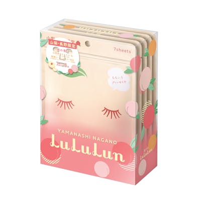 LuLuLun Premium Sheet Mask Yamanashi Peach 5 x 7 pcs