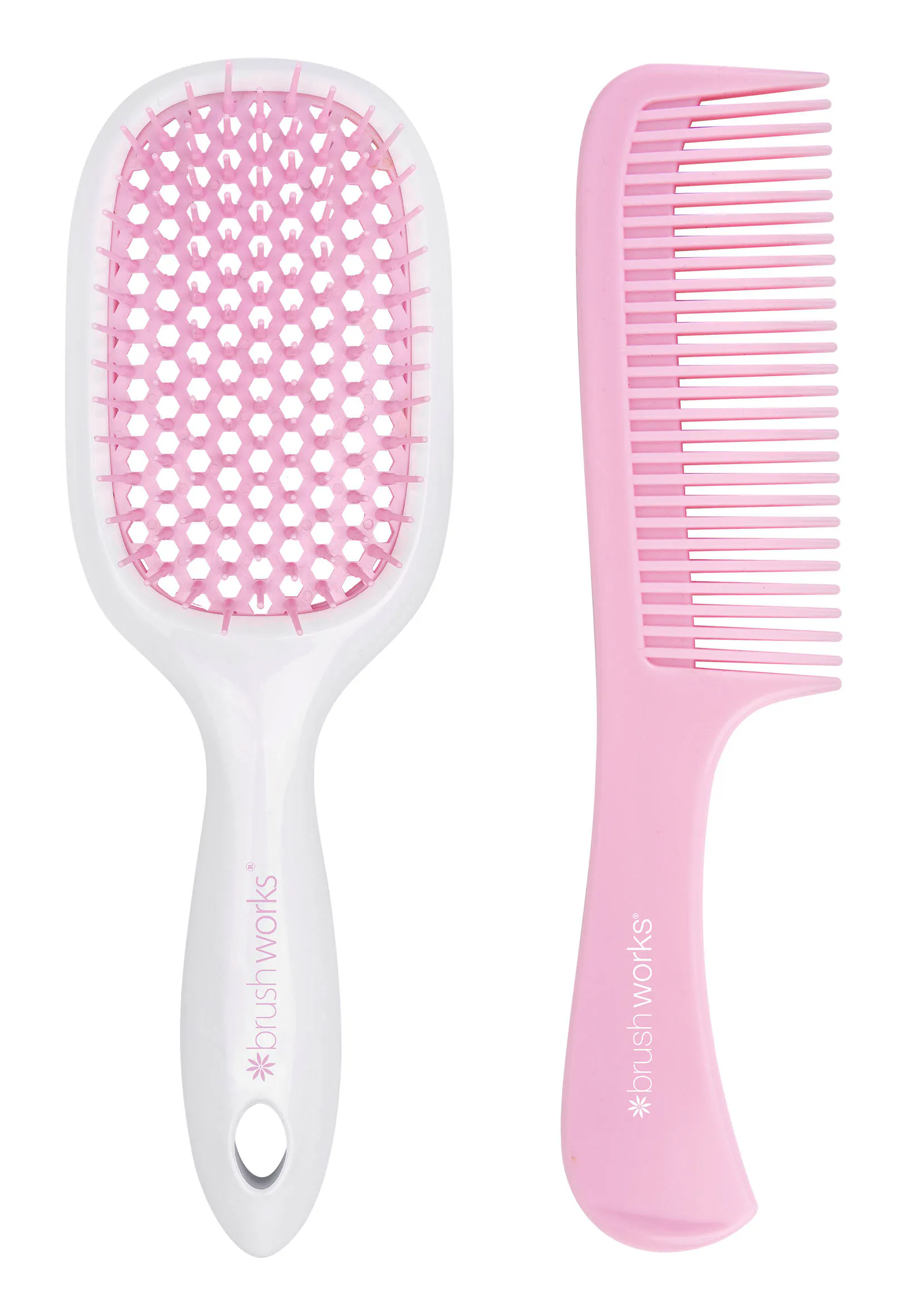 brushworks Blowdry Brush and Comb 2 st