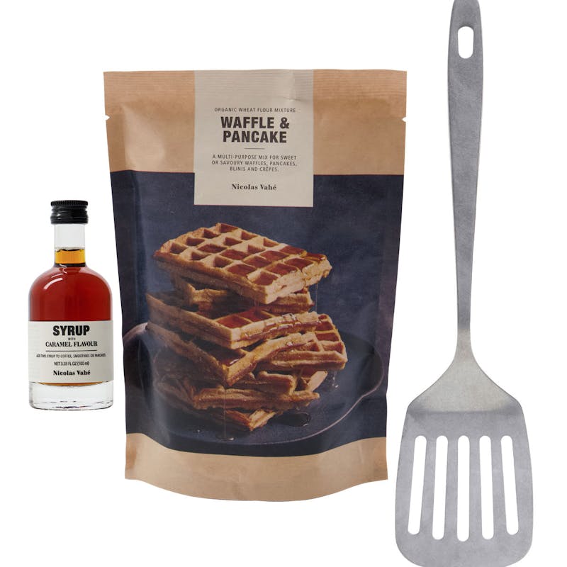 Nicolas Vahé Waffle &amp; Pancake Kit 350 g + 100 ml + 1 st