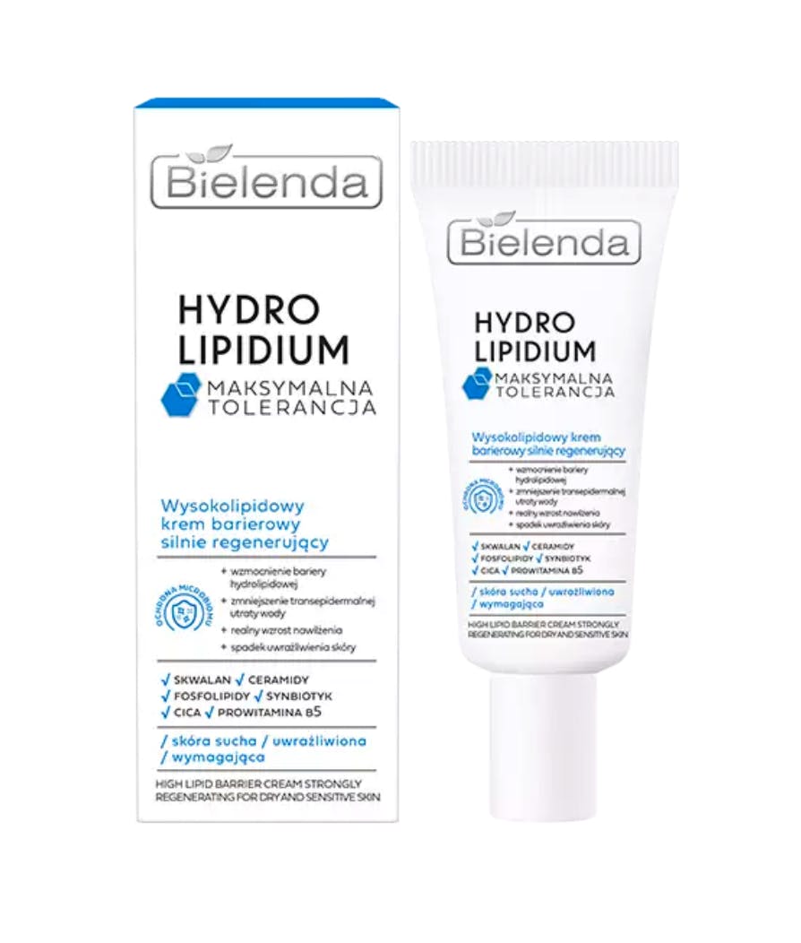 Bielenda Hydro Lipidium Maximum Tolerance High-Lipid Barrier Cream Strongly Regenerating 50 ml