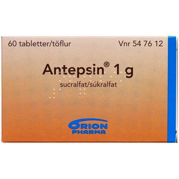Antepsin Tabletter 1 g 60 stk