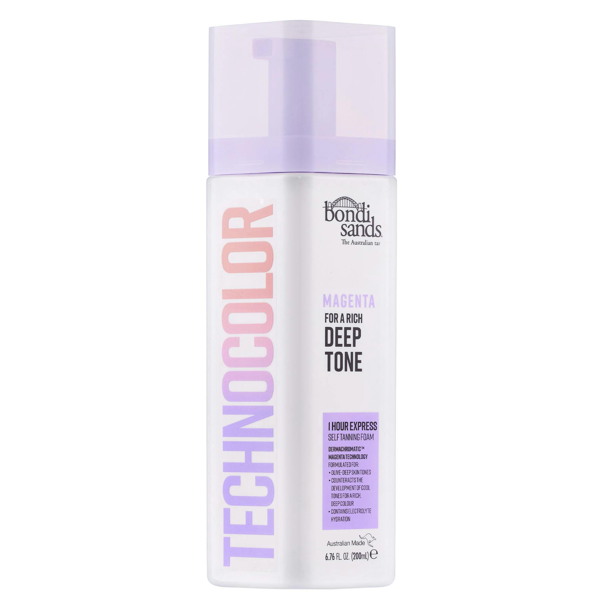 Bondi Sands Technocolor Hour Express Self Tanning Foam Magenta 200