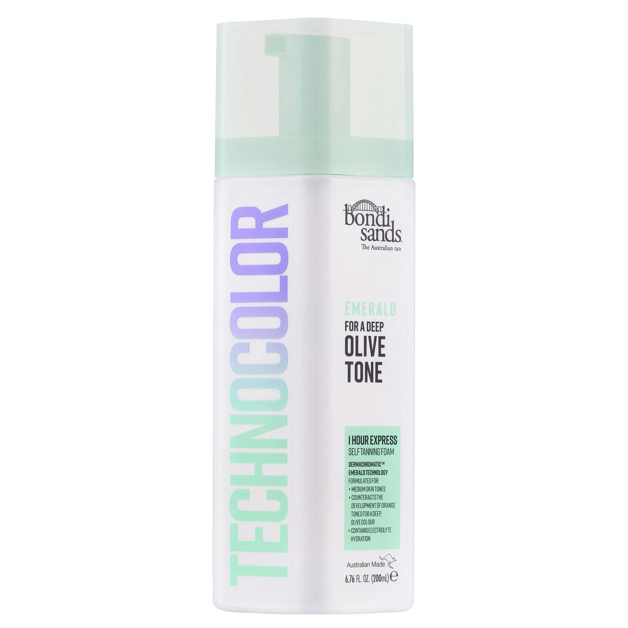 Bondi Sands Technocolor Hour Express Self Tanning Foam Emerald 200