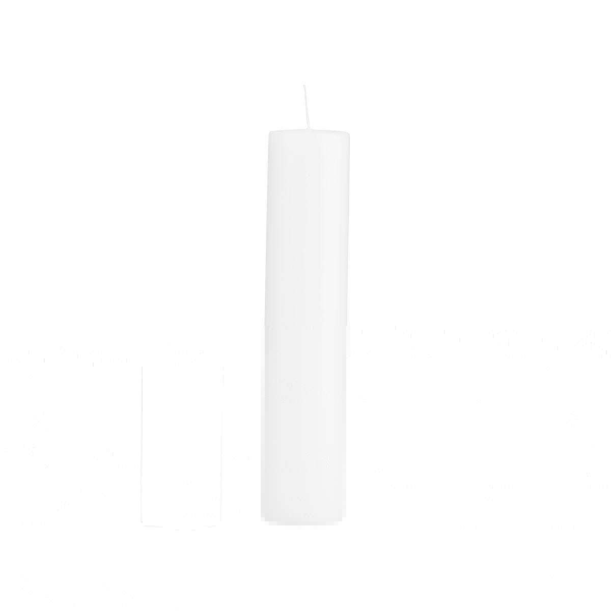 House Doctor Pillar Candle White 20 x 4 cm 1 st