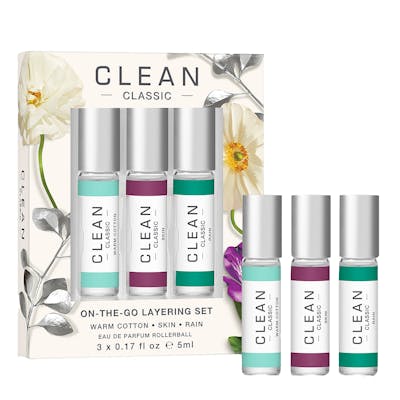 Clean 3-Pack Rollerball Layering Set 3 x 5 ml
