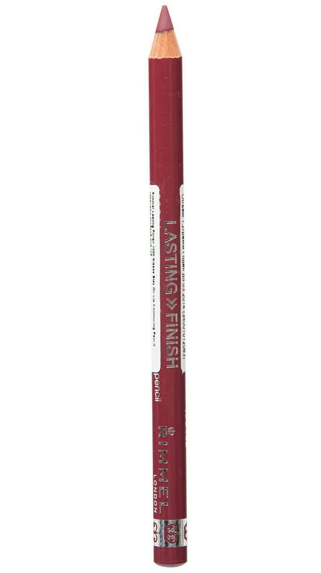 Rimmel 1000 Kisses Stay On Lipliner 063 Black Tulip 1.2 g £1.99