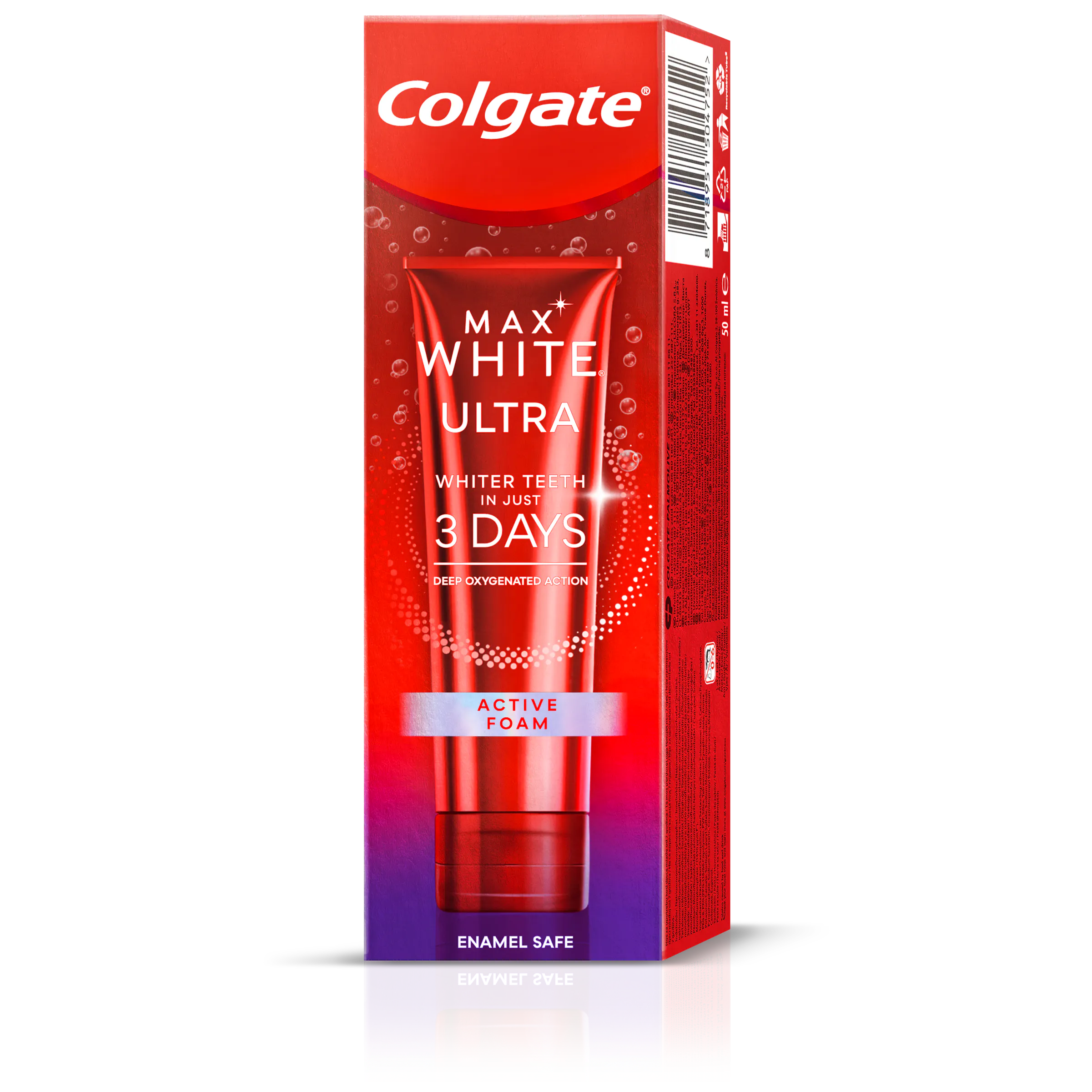 Colgate Max White Ultra Active Foam Toothpaste 75 ml