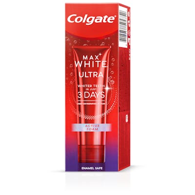 Colgate Max Witte Ultra Actieve Schuim Tandpasta 50 ml