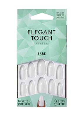 Elegant Touch Bare Nails Stiletto 48 stk