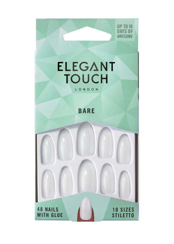 Elegant Touch Bare Nails Stiletto 48 st