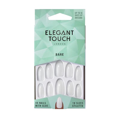Elegant Touch Bare Nails Stiletto 48 pcs