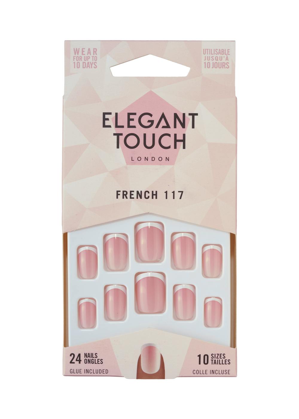 Elegant Touch French 117 Nails 24 st