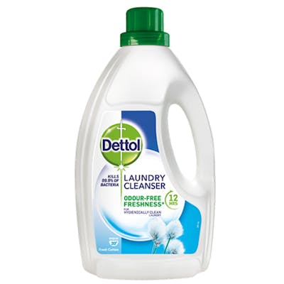 Dettol Antibacterial Laundry Cleanser Fresh Cotton 1500 ml