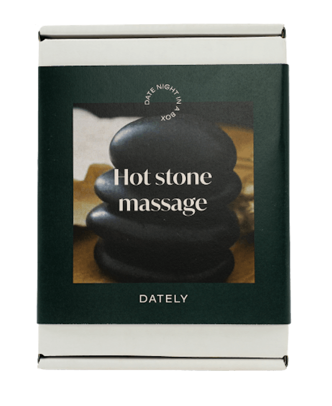 Dately Hot Stone Massage Datebox 1 stk