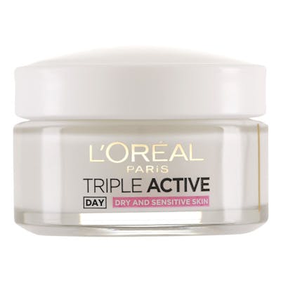 L&#039;Oréal Paris Triple Active Day Cream Dry Sensitive Skin 50 ml