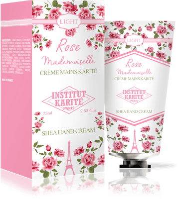 INSTITUT KARITE PARIS Light Shea Hand Cream Rose Mademoiselle 75 mL