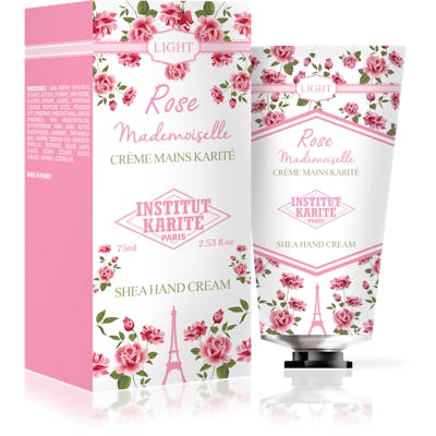 INSTITUT KARITE PARIS Light Shea Hand Cream Rose Mademoiselle 75 mL