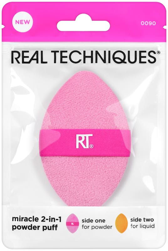 Real Techniques 2 In 1 Miracle Powder Puff 1 pcs