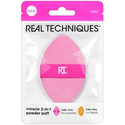 Real Techniques 2 In 1 Miracle Powder Puff 1 stk