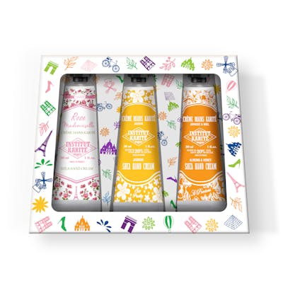 INSTITUT KARITE PARIS Hand Creams Rose Mademoiselle, Jasmine, Almond &amp; Honey 3 x 30 ml