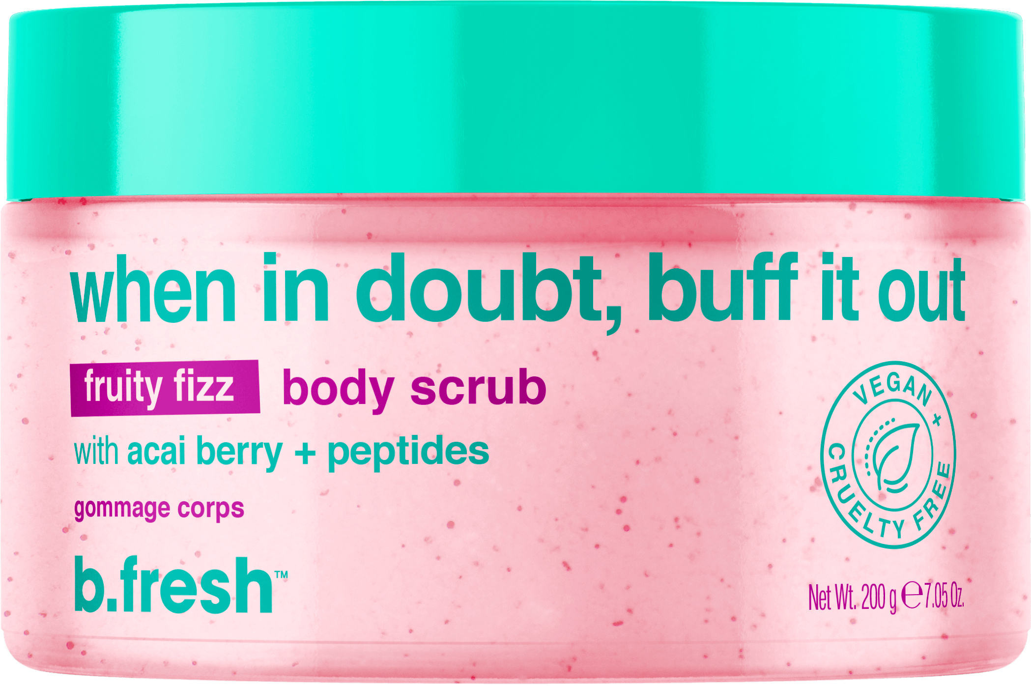 b.fresh When In Doubt Buff It Out Body Scrub 200 g