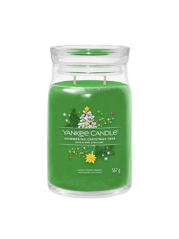 Yankee Candle Signature Large Candle Shimmering Christmas Tree 567 g