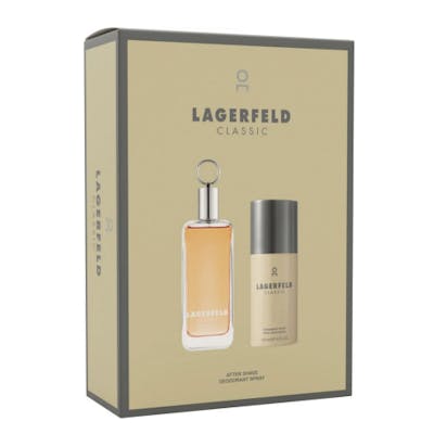 Karl Lagerfeld Classic After Shave Lotion &amp; Deo Gift Set 100 ml + 150 ml