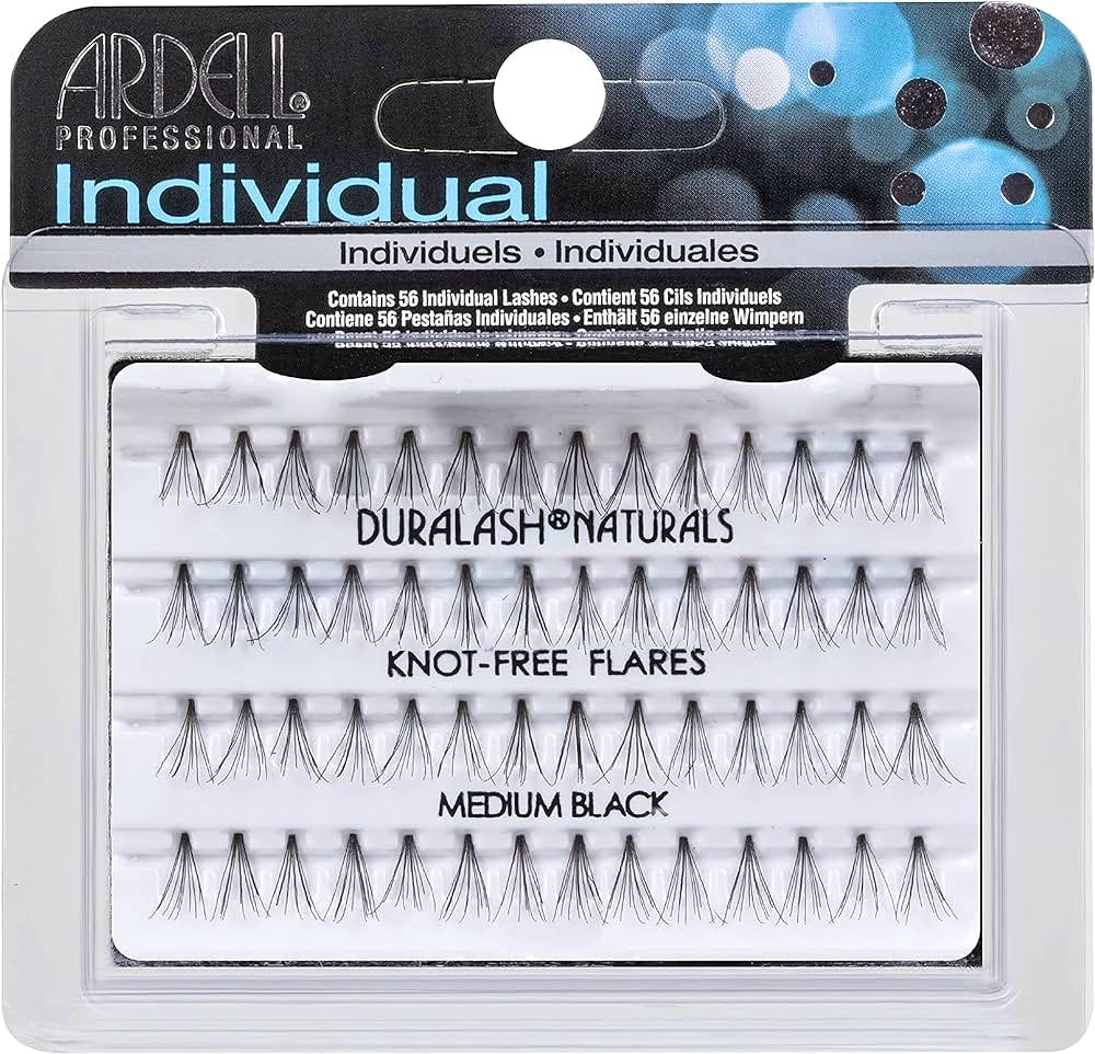 Ardell Individual Lashes Knot Free Flares Medium Black 56 st