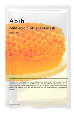 Abib Mild Acidic pH Sheet Mask Honey Fit 1 pcs