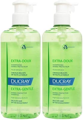 Ducray Extra Gentle Dermo Protective Shampoo 2 x 400 ml