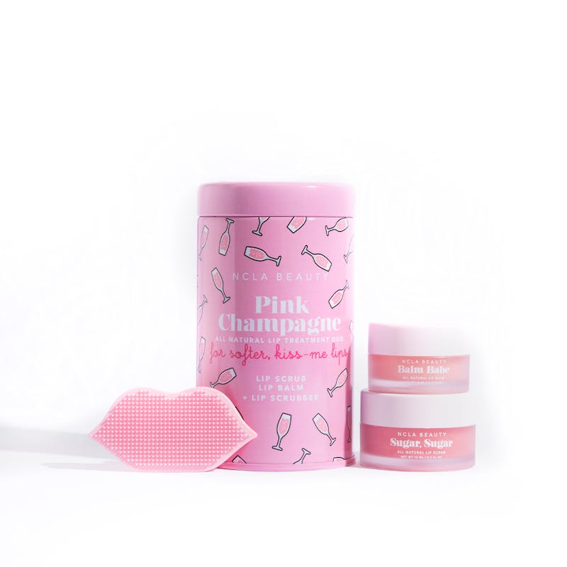 NCLA Beauty Pink Champagne Lip Care Value Set 10 ml + 15 ml