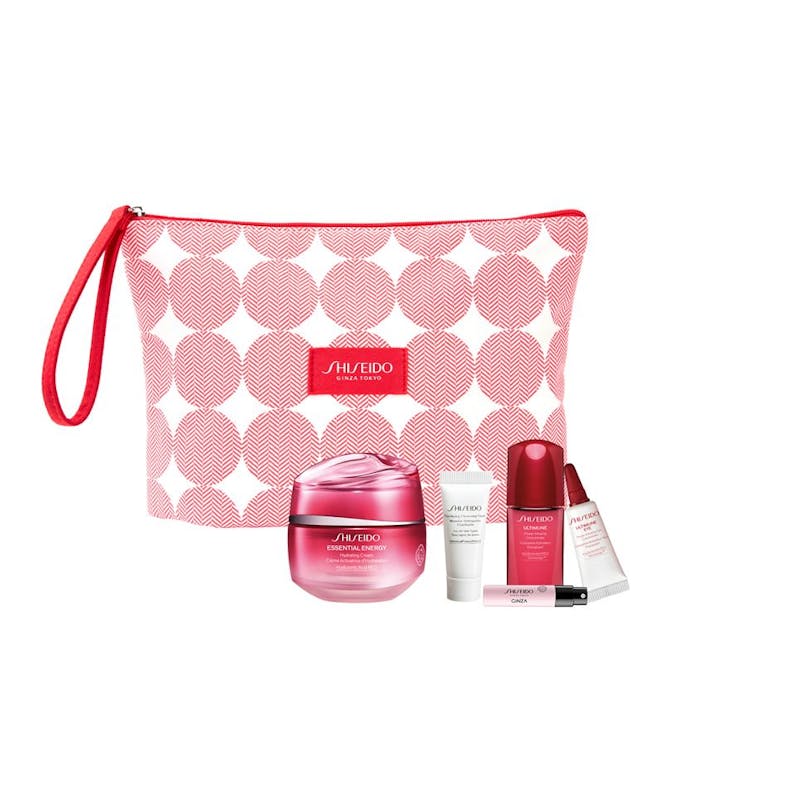 Shiseido Essential Energy Gift Box 0,8 ml + 3 ml + 10 ml + 15 ml + 30 ml + 50 ml