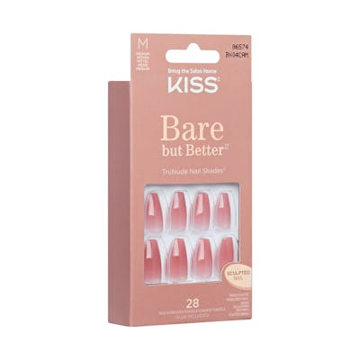 KISS Bare But Better Nails Nude Nude BN04C 28 pcs