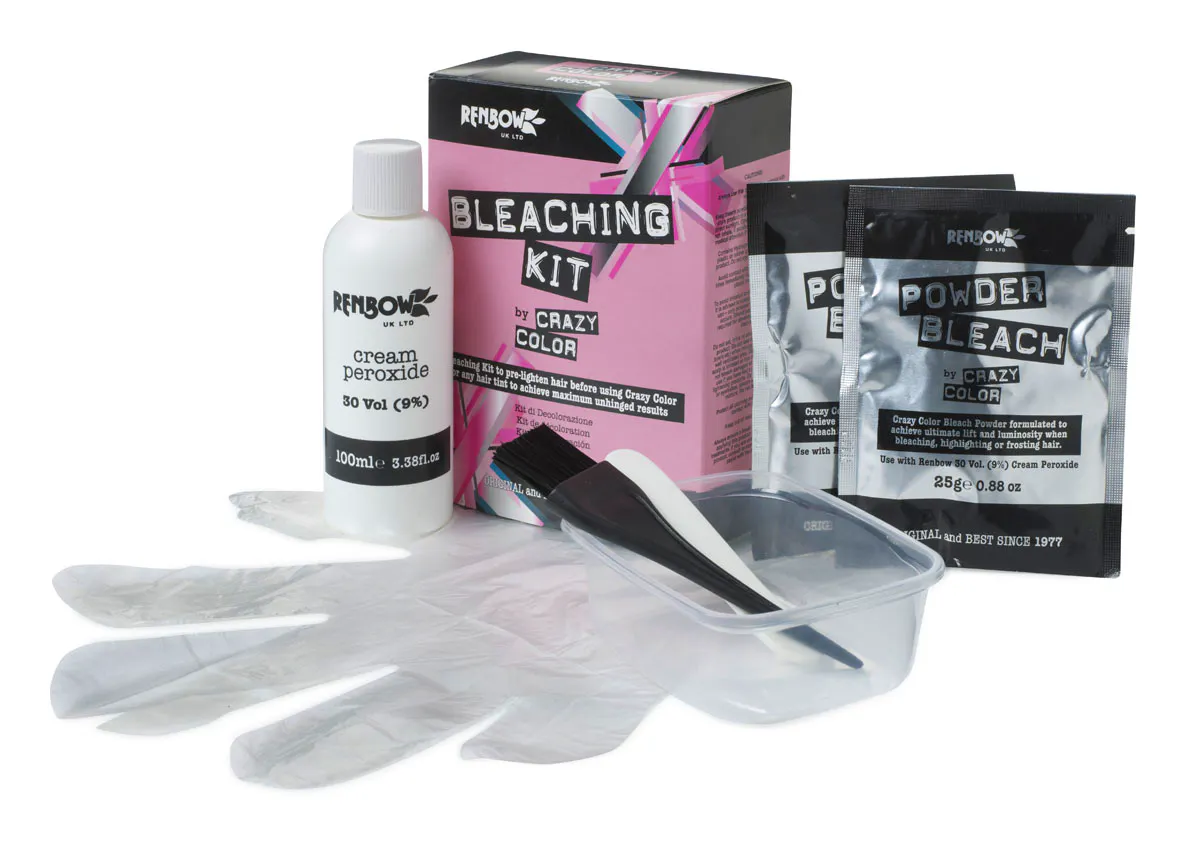 Renbow Crazy Color Bleaching Kit 100 ml + 2 x 25 g + 3 pcs