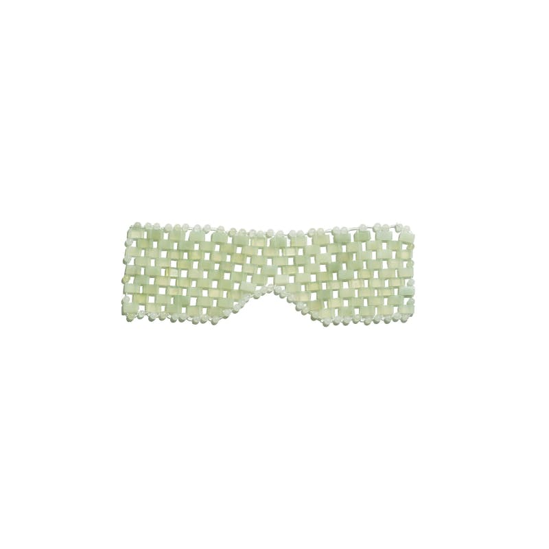 Earth Harbor Island Jade Gemstone Eye Mask 1 kpl